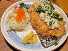 葱花塔塔酱猪排套餐-隐月· 㐂和食屋(芝罘万达公馆店)