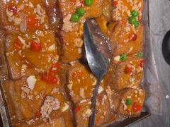 铁板黑豆腐-鱼你相聚·河鲜馆(袁家岭店)