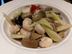 虾仁炒脆菇-皇饭儿·王润兴酒楼(河坊街店)
