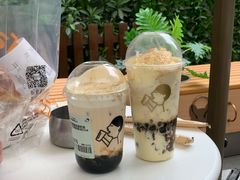 厚烧蛋糕波波奶茶-喜茶(深圳喜荟城店)