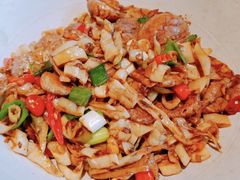 白辣椒炒捆肠-农耕记·湖南土菜(halo广场店)