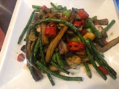 茄子烧豆角-恭敬李·烤鸭(天坛北门店)