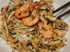 海鲜荠菜炒年糕-寻裕记·现炒浇头面(人民广场店)