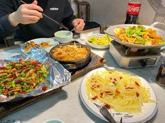 大份石板蒜蓉虾-小菜园新徽菜(南通永旺店)