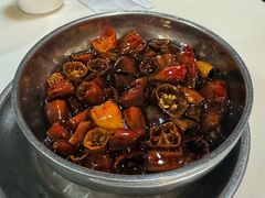 现炸辣椒油-福寿斋·老北京铜锅涮肉·烤鸭(顺义总店)