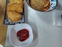 鸡蛋炸馒头片-大槐树烤肉馆