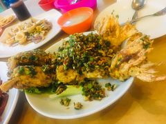 椒盐皮皮虾-大树下海鲜饭店