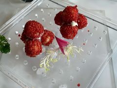 杨梅鳕鱼球-柳莺湖上·湖景餐厅·江南菜(西湖店)