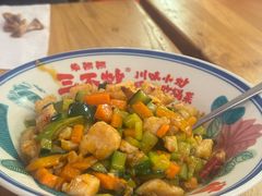 左宗棠宫保鸡丁-朱熙熙三不炒(广州番禺店)