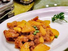 茄汁菠萝鸡-刘胖子家常菜·蹄花焖藕(中南店)