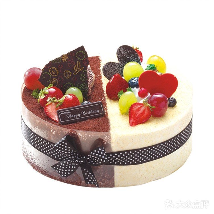 今天早上我们去安德鲁森买了蛋糕我们买的是巧克力味的