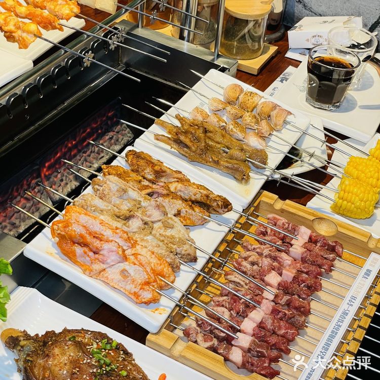 这家羊肉串真香呀∽
