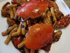 鲜蟹炒年糕-日出青木·杭帮菜名店