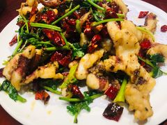 干煸鱿鱼爪-晚归月亮湾私家菜(临邑路店)