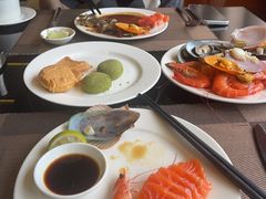 -大中华希尔顿酒店-念自助餐·海南美食·三文鱼