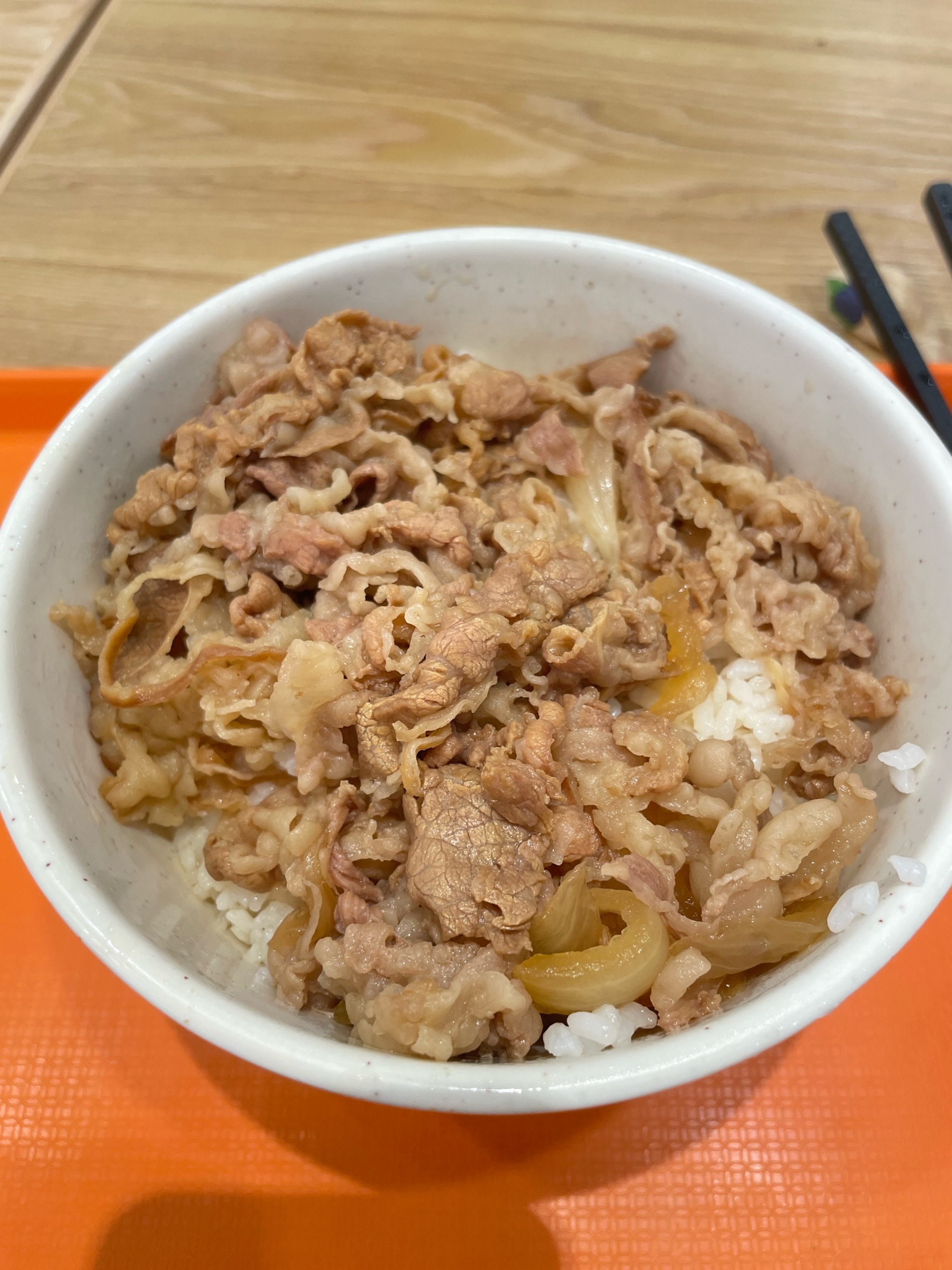 吉野家牛肉饭图片真实图片