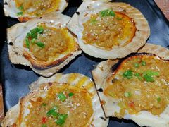 烤扇贝-沈记烧烤海鲜(江汉二路店)