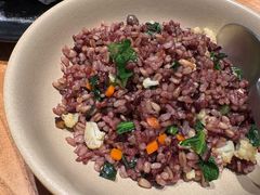 蔬菜炒杂粮饭-朵朵开素食餐厅(后宰门街店)