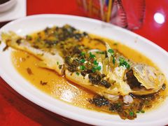 雪菜蒸黄鱼-新虹楼饭庄(崇明陈家镇店)