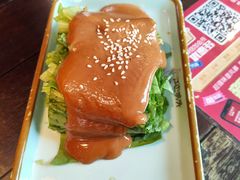 麻酱油麦菜-江边城外烤全鱼(方庄店)
