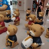 来奥园广场看泰迪熊了！