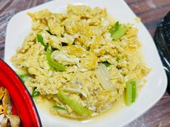 特色虾酱炒家鸡蛋-蟹道河蟹大米商行