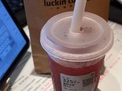 葡萄冰茶-瑞幸咖啡(灵芝地铁站A1口店)