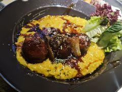 鸡肉丸咖喱炖饭-机器人火炉披萨