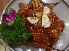 -明洞阿姨·韩式酱蟹烤肉·创意料理(三元桥店)