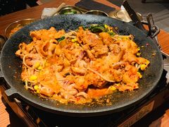 铁板章鱼五花肉-春熙台韩国料理·章鱼肥牛(西丽店)