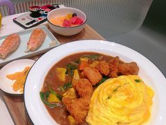 炸鸡块咖喱蛋包饭-池奈·咖喱蛋包饭(熙地港店)