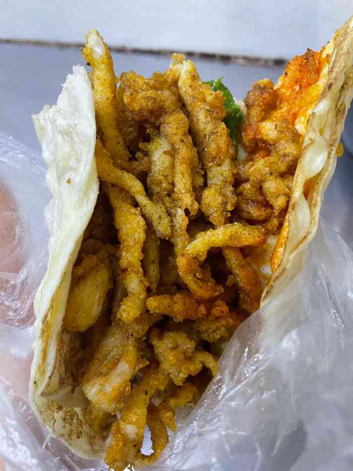 就是小时候鸡柳卷饼的味道哇