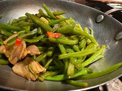 干锅扁豆丝-绿茶餐厅(天津天河城店)