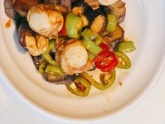 紫山茄拌扇贝-味莊·青岛菜(石老人店)