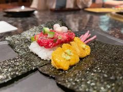 海胆生牛肉手卷-老乾杯和牛烧肉(王府中环店)