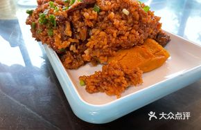 Steamed Pork Ribs with Pumpkin and Sticky Rice