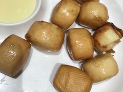 -东来菜馆•手抓海鲜家常菜•海鲜锅贴(鸽子窝店)