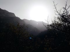 从停车场远观天门洞-北京密云天门山风景区