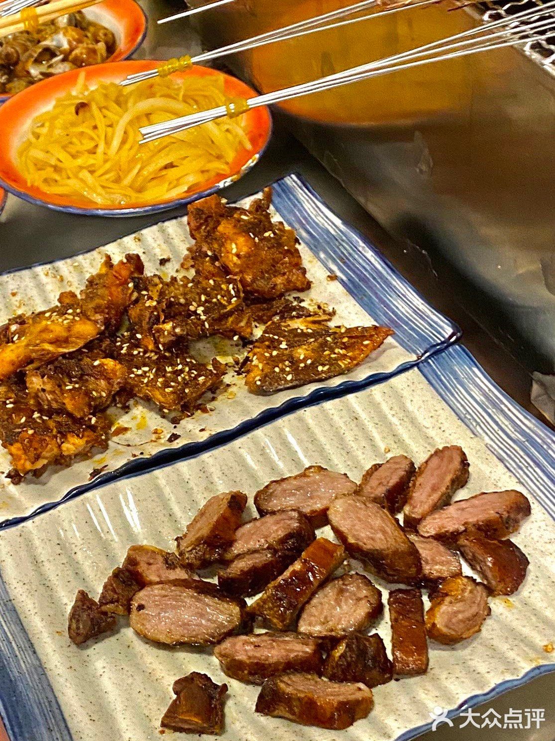 跑来吃国家一级退役运动员的烧烤串啦♨️