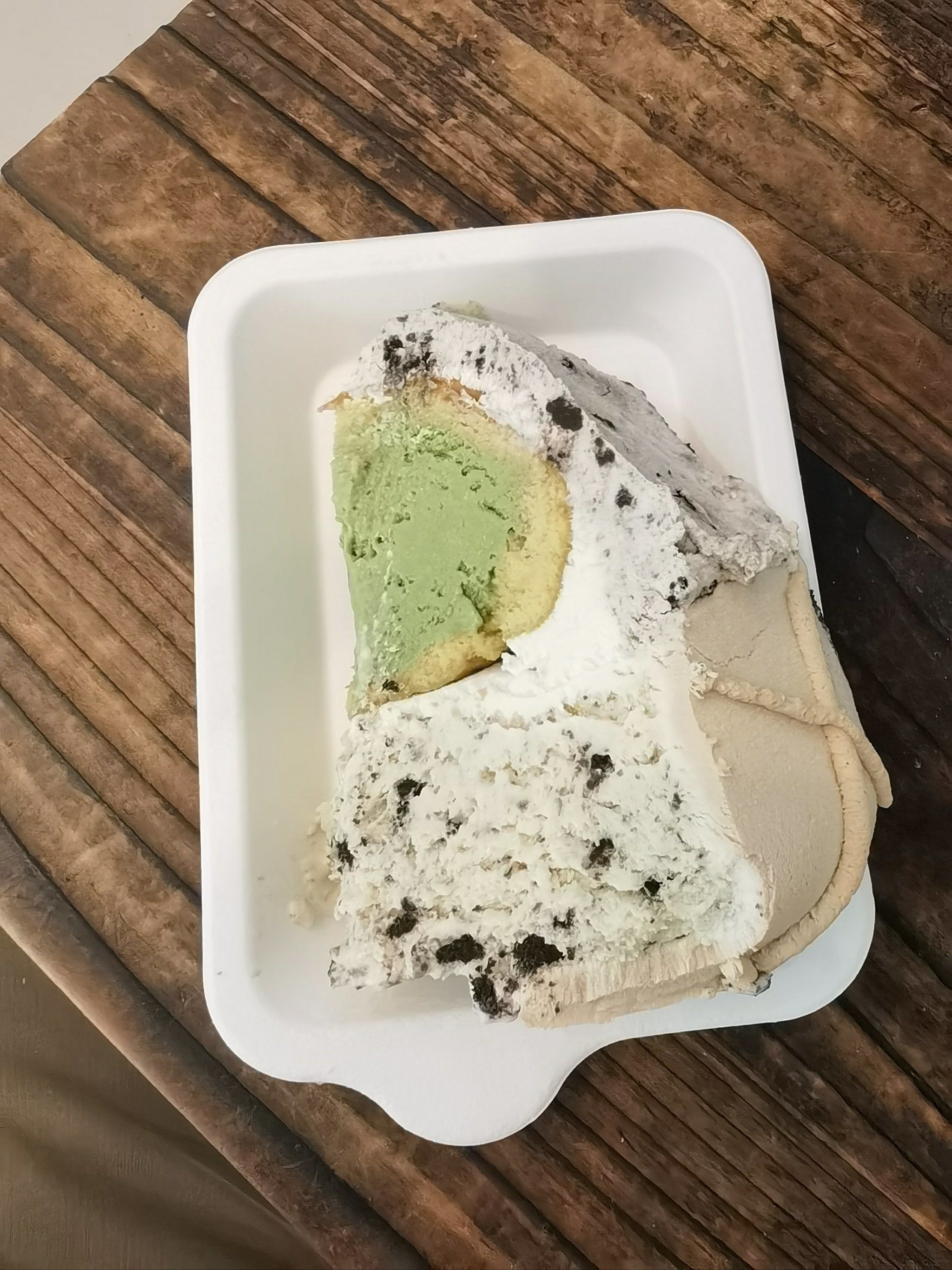 奥利奥抹茶冰淇淋双拼