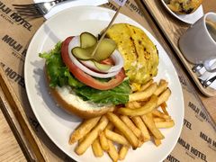 汉堡肉套餐-Café & Meal MUJI(北京坊店)