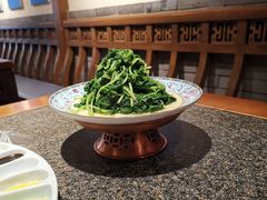 清炒鸡毛菜-真地道京味府·鲜橙烤鸭·北京菜(朝外大街东大桥店)
