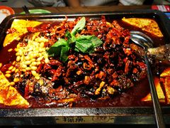 重庆豆花烤鱼-探鱼·鲜青椒爽麻烤鱼(朝阳悠唐广场店)