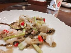 雪菜竹笋炒三鲜-吴越荣记苏州菜·松鼠桂鱼 100% 活鱼现做(月光码头店)