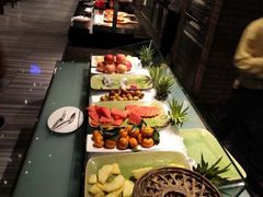 自助取餐区-唐拉雅秀酒店-西锦汇空中BBQ·思创餐厅