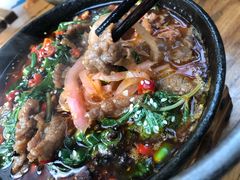 吊锅酸萝卜牛肉-新竹里馆·花园餐厅(兴苑路店)