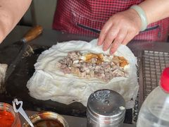 猪头肉油氽果春饼-老汪猪头肉春饼店