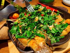 香茅草烤罗非鱼-云海肴·汽锅鸡·云南代表菜(天山百盛优客店)