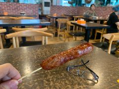 爆汁豬肉香肠-百年夯碳烤胡椒饼(阿拉城店)