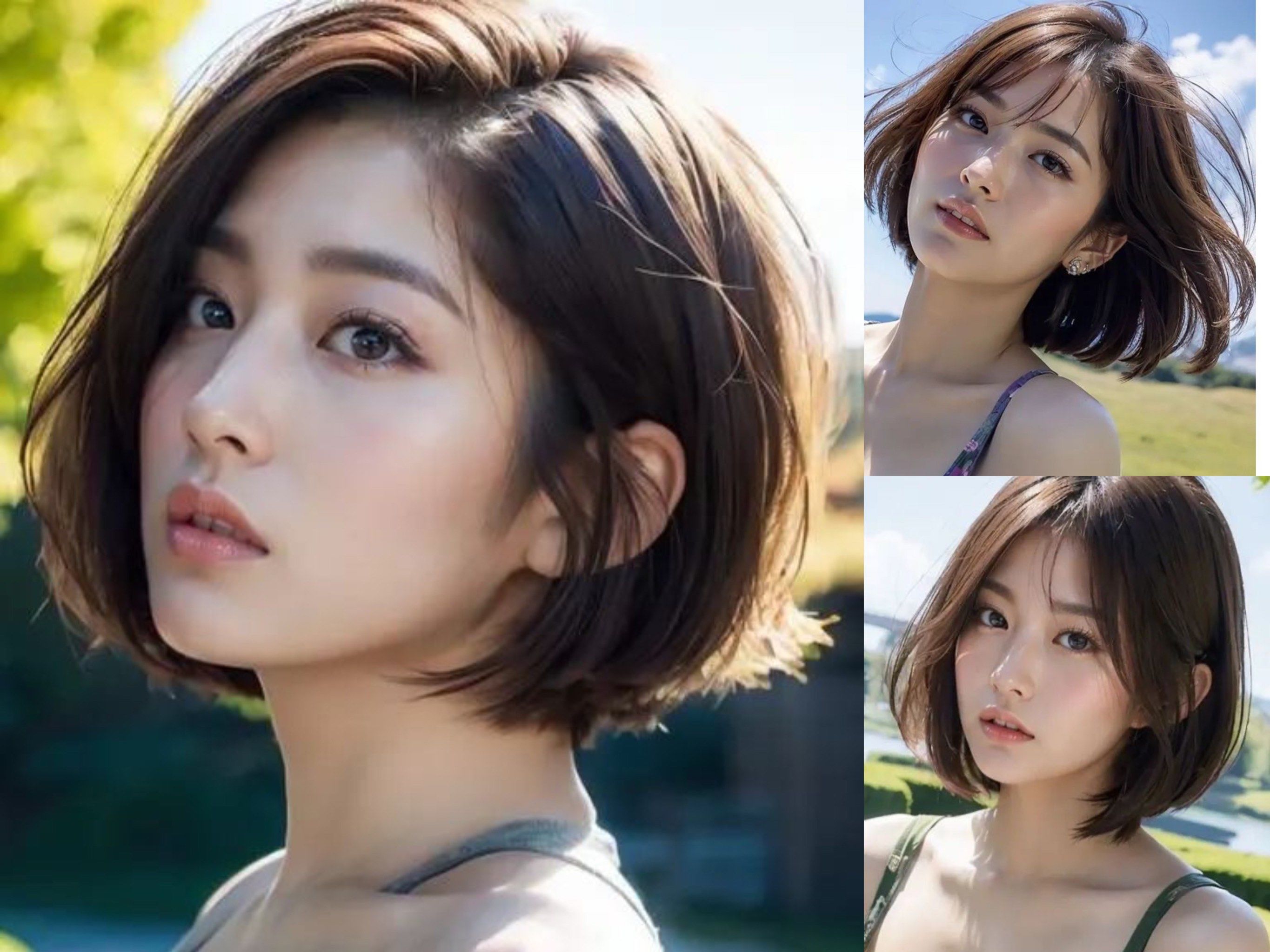 日系甜美风格短发